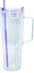 PURPLE 40 OZ Acrylic Snowglobe Cup